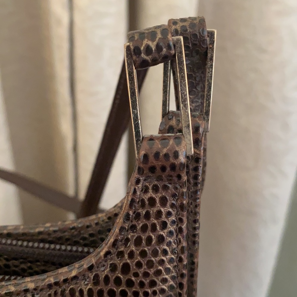 Stuart Weitzman Python Snake Skin Embossed Bag - image 4